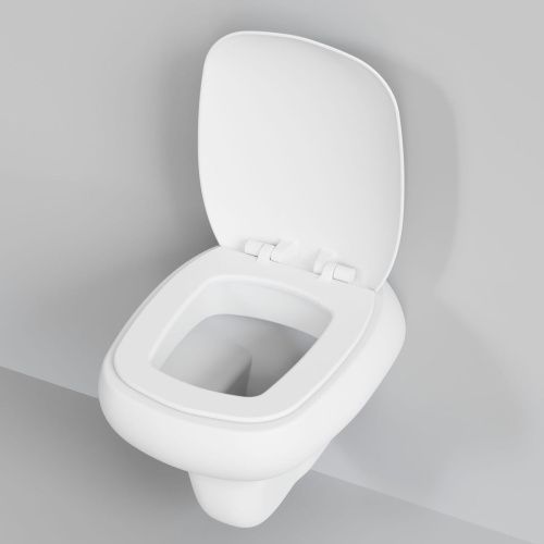 Чаша унитаза подвесная Ambassador Diamond 123T20101R цвет белый без сиденья каскадный смыв - фото 5