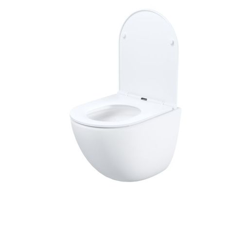 Унитаз подвесной IDDIS Axes AXERDSEi25 белый с сиденьем микролифт безободковый смыв воронка-водоворот - фото 2