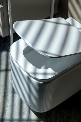 Унитаз подвесной Boheme Mane 970-SET-MW цвет белый с сиденьем микролифт безободковый каскадный смыв - фото 4