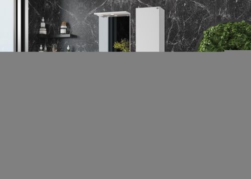 Тумба под раковину Onika Коралл 104701 40х30 напольная цвет белый - фото 2