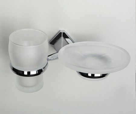 Стакан с мыльницей WasserKRAFT 1126