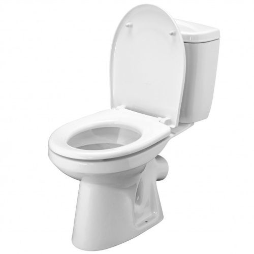 Унитаз-компакт напольный с бачком Santek Анимо 1WH302137 белый с сиденьем микролифт каскадный смыв - фото 2