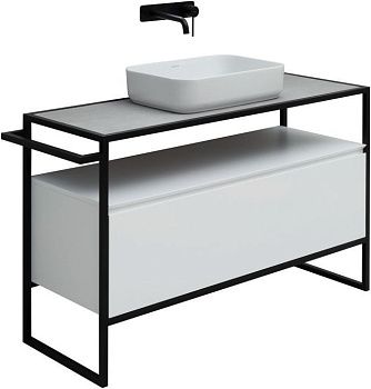 Тумба под раковину Allen Brau Priority 1.31004.WM 120х50 напольная цвет белый