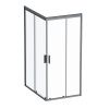 Душевой уголок Am.Pm Gem W90G-404-120290-BT 120х90 стекло прозрачное профиль черный без поддона