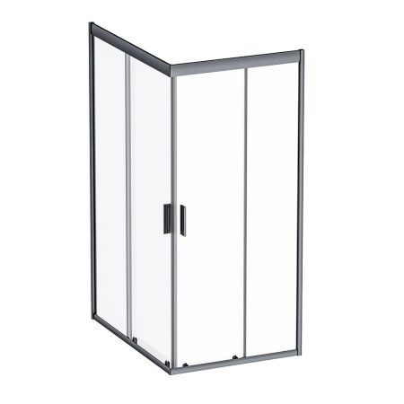 Душевой уголок Am.Pm Gem W90G-404-120290-BT 120х90 стекло прозрачное профиль черный без поддона
