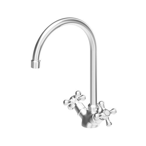 Смеситель Damixa Retro 230210000 на раковину хром - фото 2