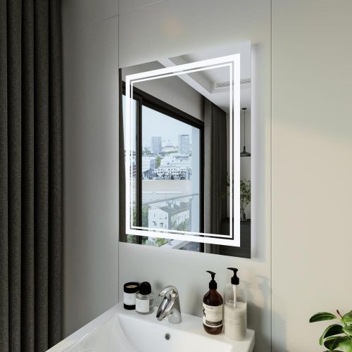 Зеркало с подсветкой Бриклаер Эстель 4627125414275 60х80 подвесное - фото 2