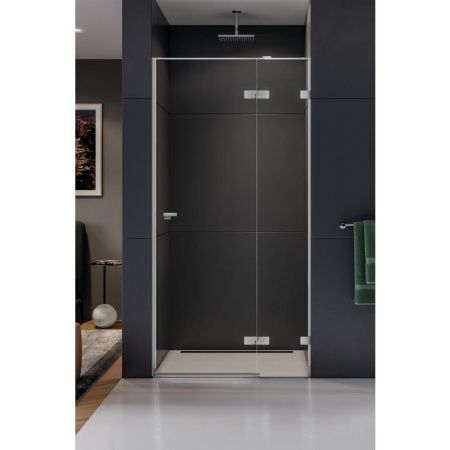 Душевая дверь New Trendy EVENTA PLUS R EXK-4455 100х200 стекло прозрачное профиль хром