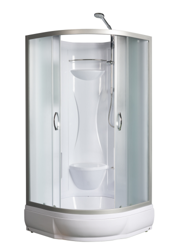 Душевая кабина River REIN 10000002413 90х90 четверть круга без крыши ориентация универсальная - фото 3