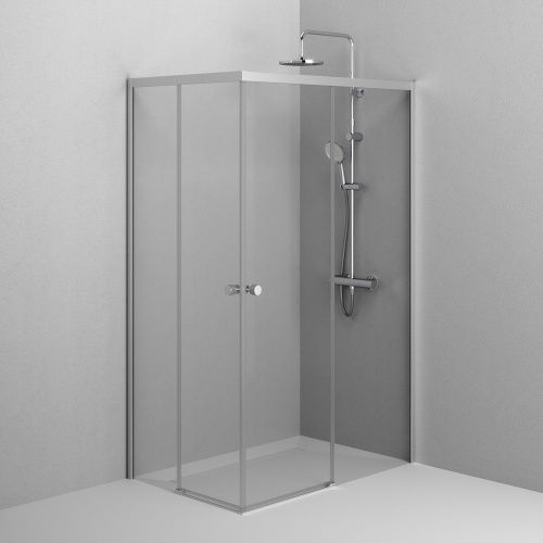 Душевой уголок Am.Pm X-joy W94G-403-120280-MТ1К 120х80 стекло прозрачное профиль хром без поддона - фото 5