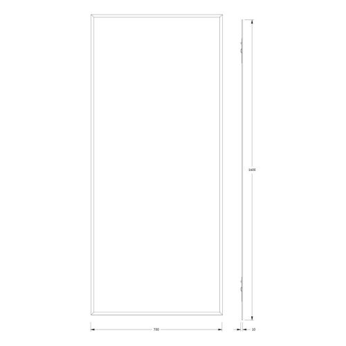 Зеркало Evoform Comfort BY 0957 70х160 подвесное - фото 2