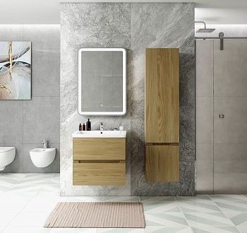 Шкаф-пенал Art&Max TECHNO AM-Techno-1600-AC-SO-LW674-R 40х160 подвесной цвет коричневый