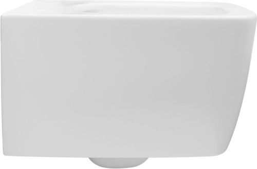 Чаша унитаза подвесная Allen Brau Liberty 4.33007.21 цвет белый без сиденья безободковая каскадный смыв - фото 5