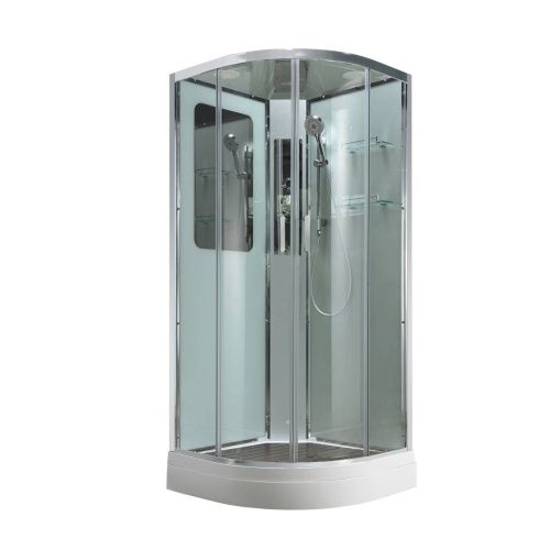 Душевая кабина AvaCan A A2010 100х100 четверть круга с крышей ориентация универсальная - фото 3