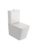 Унитаз напольный с бачком Teymi Helmi T40327 белый с сиденьем микролифт безободковый каскадный смыв