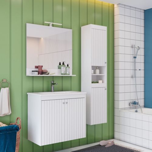 Зеркало LeMark Romance LM07R80Z 80х80 подвесное - фото 4