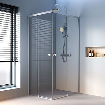 Душевой уголок Am.Pm X-Joy W94G-403-10080-MТ 100х80 стекло прозрачное профиль хром без поддона