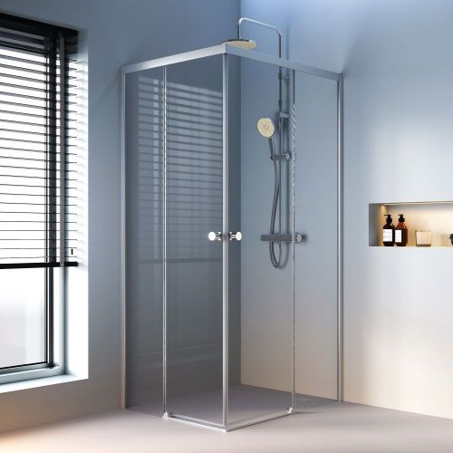 Душевой уголок Am.Pm X-Joy W94G-403-10080-MТ 100х80 стекло прозрачное профиль хром без поддона