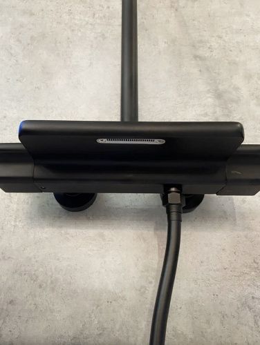 Душевая стойка AltroBagno Lamberto AltroBagnoLamberto030418MB настенная цвет черный - фото 4