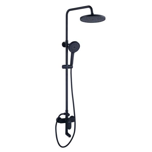 Душевая стойка Bond Circle B01-9188 настенная цвет черный