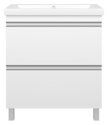 Тумба под раковину Misty Ингрид П-Инг-01075-012Я 70х50 напольная цвет белый - фото 2