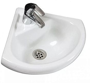 Раковина из сантехнического фарфора Onika Радиан 1.3130.9.S00.10B.0 50х40 накладная цвет белый 1 отверстие под смеситель