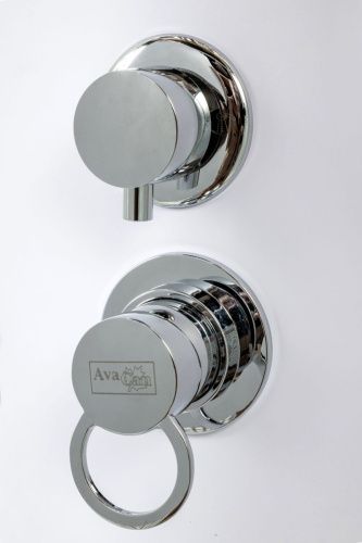 Душевая кабина AvaCan D511SLED 110х110 четверть круга с крышей ориентация универсальная - фото 3