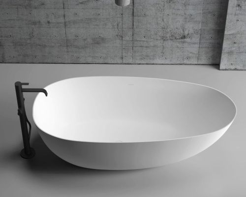 Ванна акриловая Abber AB9211 170х80 отдельностоящая овальная с каркасом - фото 4