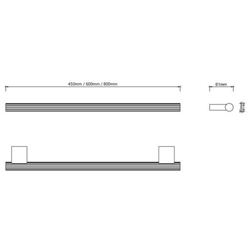 Полотенцедержатель Decor Walther OF.LINE 670290 - фото 2