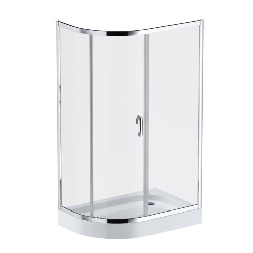 Душевой уголок Am.Pm Like W83G-302U120CT 120х80 стекло прозрачное профиль хром без поддона - фото 2