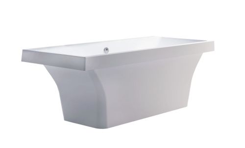 Ванна из литьевго мрамора Astra-Form Капри 01010034 180х80 отдельностоящая прямоугольная с ножками - фото 2