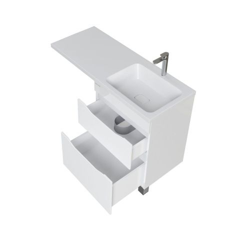 Тумба под раковину Grossman Вилар 126011 60х50 напольная цвет белый - фото 2