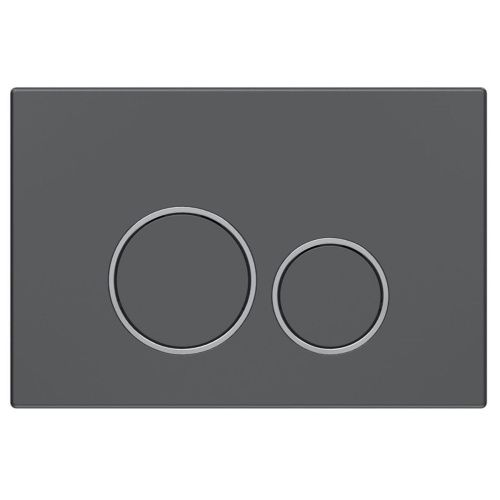 Клавиша смыва механическая Vincea VFP-005GM цвет вороненая сталь