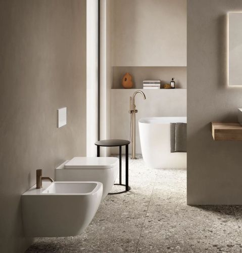 Биде подвесное Hatria BIANCA Y1X501 цвет белый