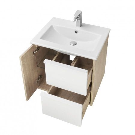 Тумба под раковину Aquaton Бостон 1A252501BN010 60х50 подвесная цвет коричневый