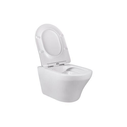 Унитаз подвесной Vincea Edge-M VT1-37 черный с сиденьем микролифт безободковый душевой смыв - фото 5