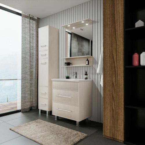 Зеркало с подсветкой Бриклаер Чили 4627125414947 70х90 подвесное - фото 4