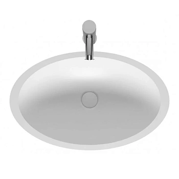 Раковина Riho AVELA OVAL W W016003105 60х40 накладная цвет белый