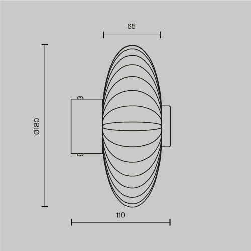 Бра Maytoni Amulet MOD555WL-L4CH4K - фото 3