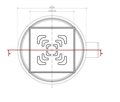 Душевой трап Pestan Square 13000005 15х15 хром - фото 2