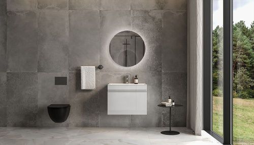 Раковина из искусственного камня Velvex PULSUS rkPUL.70-81 70х40 накладная цвет белый 1 отверстие под смеситель - фото 5