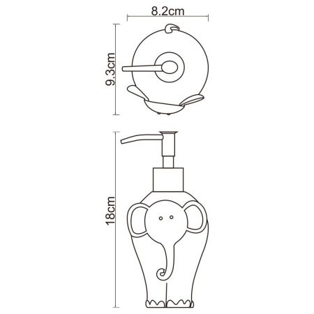 Дозатор для жидкого мыла WasserKRAFT 8199