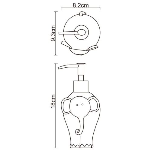 Дозатор для жидкого мыла WasserKRAFT 8199 - фото 5
