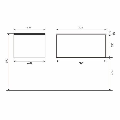 Тумба с раковиной Uperwood Parma Premium 39330205463 80х50 цвет белый - фото 2