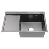 Кухонная мойка Fmark FSC6550Q-R 65х50 цвет серый поверхность матовая