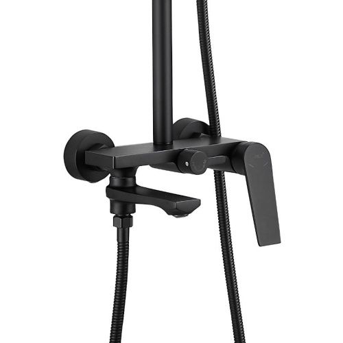 Душевая стойка Belz B533 B24533-7 настенная цвет черный - фото 3