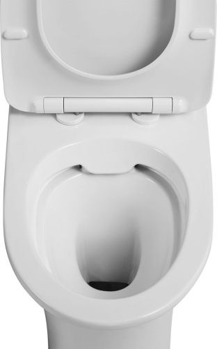 Чаша унитаза напольная Arrow AB2230H цвет белый без бачка с сиденьем микролифт безободковая каскадный смыв - фото 3