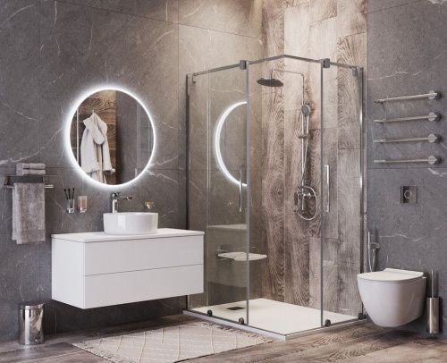 Раковина из сантехнического фарфора Bond Circle S53-390 40х40 накладная цвет белый без отверстий под смеситель - фото 4