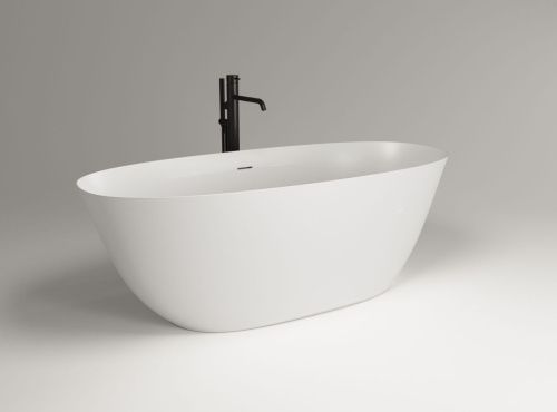 Ванна из искусственного камня Plumberia Selection Veloma VELOMA 170BO 170х75 отдельностоящая овальная с ножками - фото 3