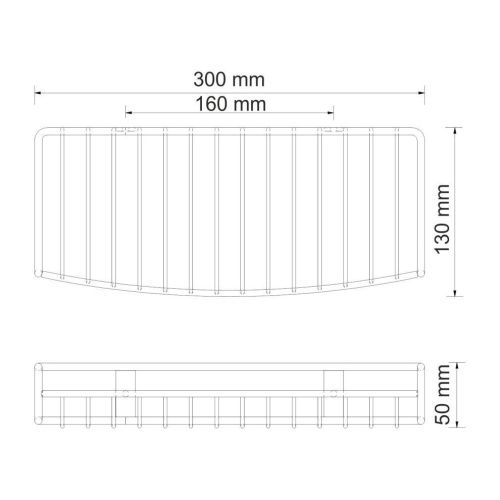 Полка в ванную комнату WasserKRAFT 1811 - фото 5